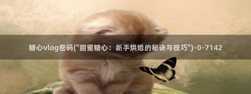 糖心vlog橘猫视频：糖心vlog密码(\