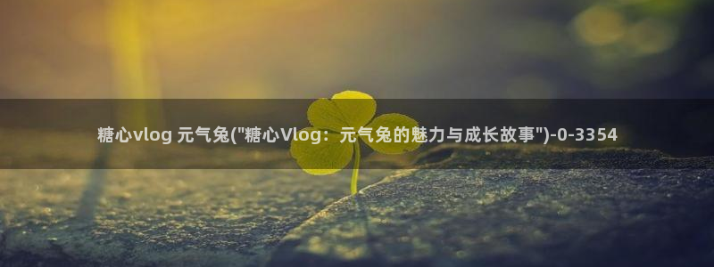 最新糖心vlog官网